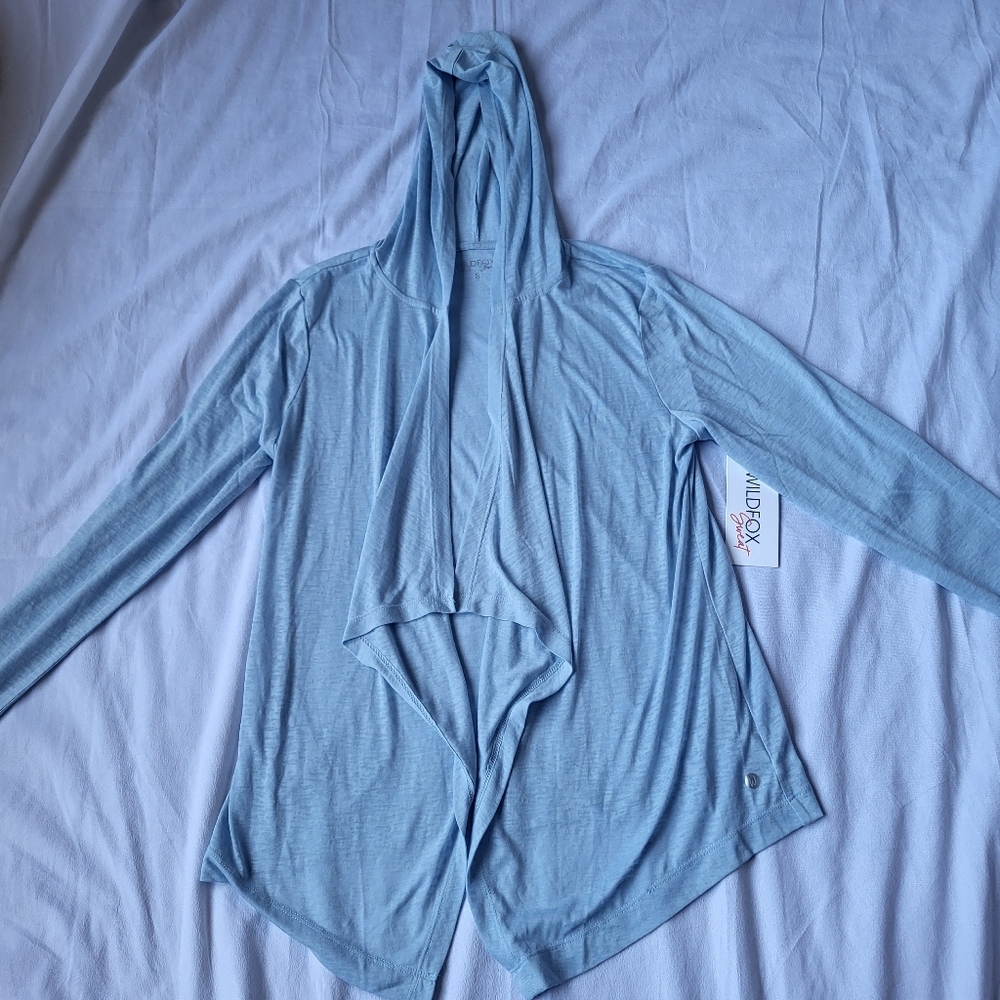 Lightweight Open Front Cardigan From Wildfox Size Small Beach Cover Up